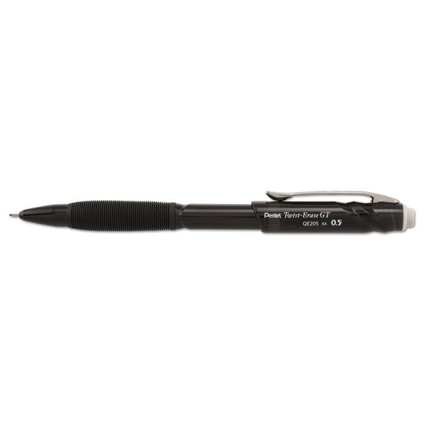 Pentel Mechanical Pencil, 0.5mm, Black Barrel QE205A